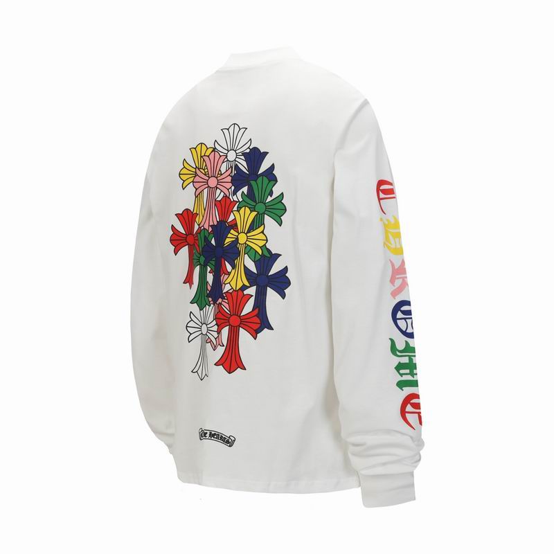 EM Sneakers Chrome Hearts 25FW Colorful Cross Print Long Sleeve White