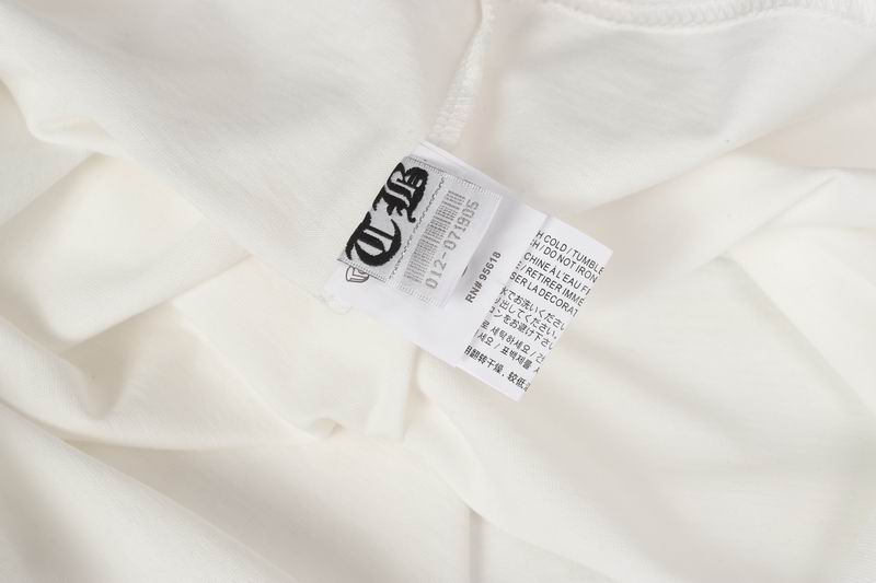 EM Sneakers Chrome Hearts 25FW Embroidered Horseshoe Patchwork Long Sleeves Black and White