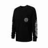 EM Sneakers Chrome Hearts 25FW Front and Back Horseshoe Pprint Long Sleeve Black