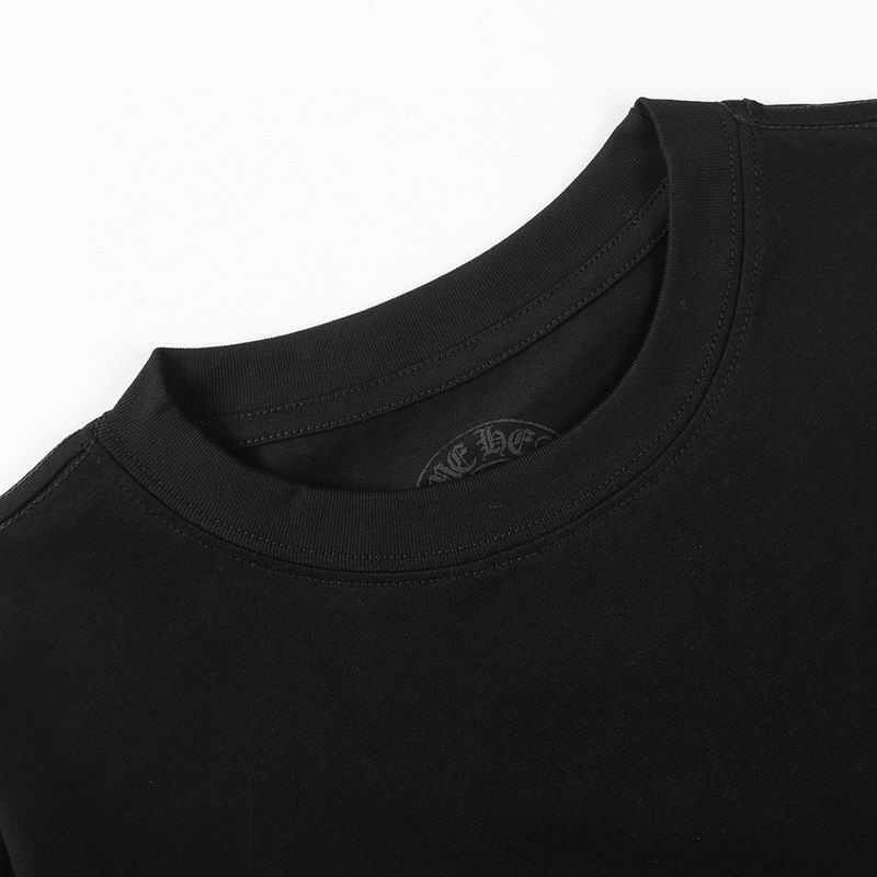 EM Sneakers Chrome Hearts 25FW Front and Back Horseshoe Pprint Long Sleeve Black