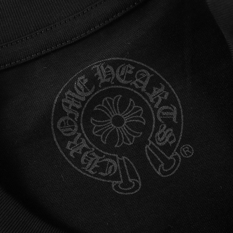 EM Sneakers Chrome Hearts 25FW Front and Back Horseshoe Pprint Long Sleeve Black