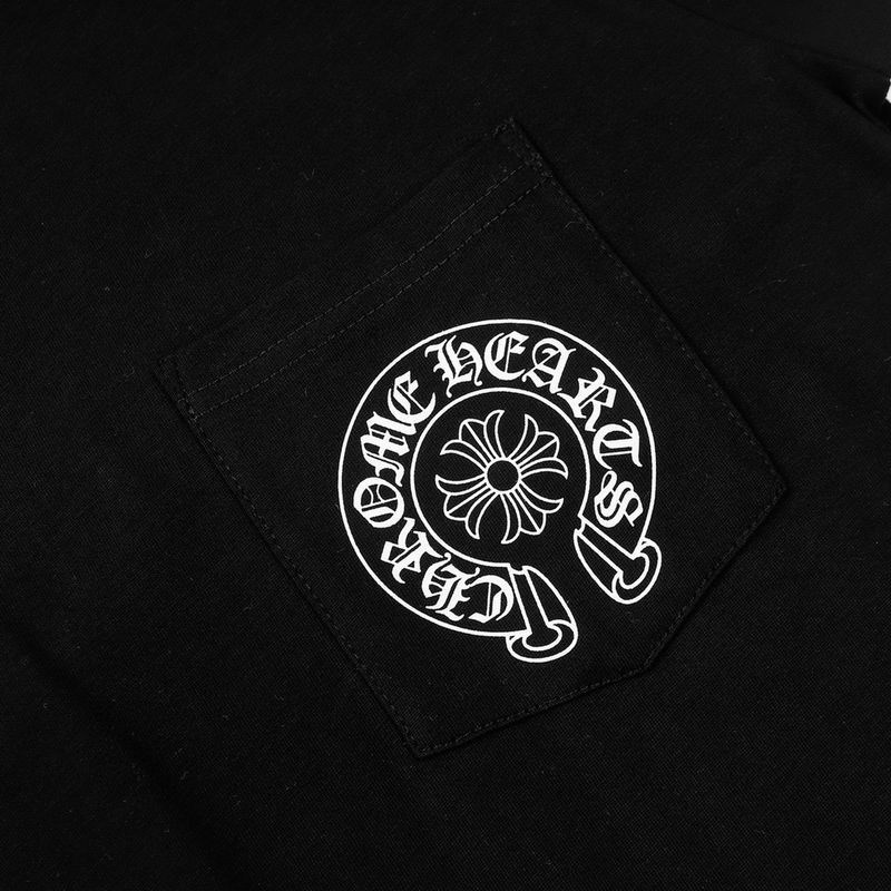 EM Sneakers Chrome Hearts 25FW Front and Back Horseshoe Pprint Long Sleeve Black