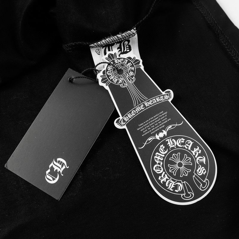 EM Sneakers Chrome Hearts 25FW Front and Back Horseshoe Pprint Long Sleeve Black
