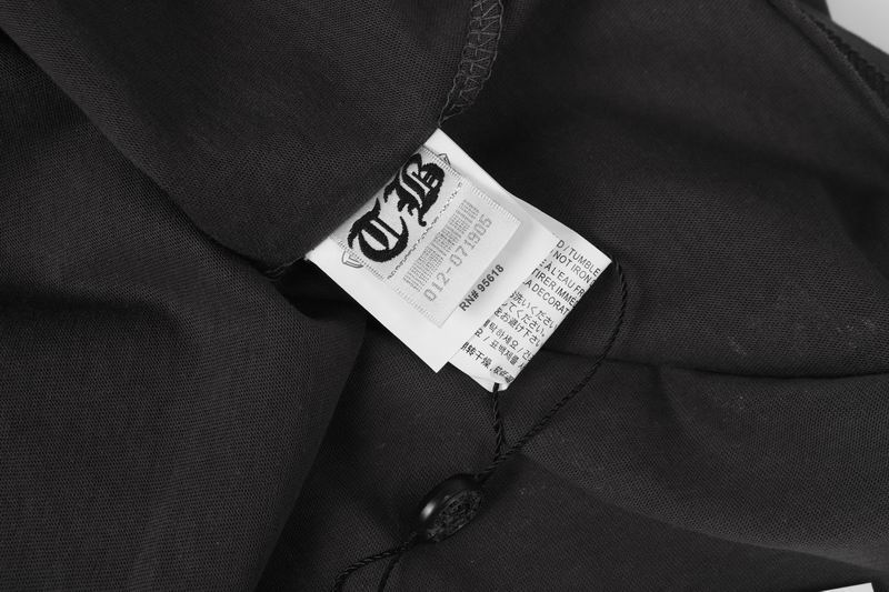 EM Sneakers Chrome Hearts 25FW Front and Back Horseshoe Print Long Sleeves Gray