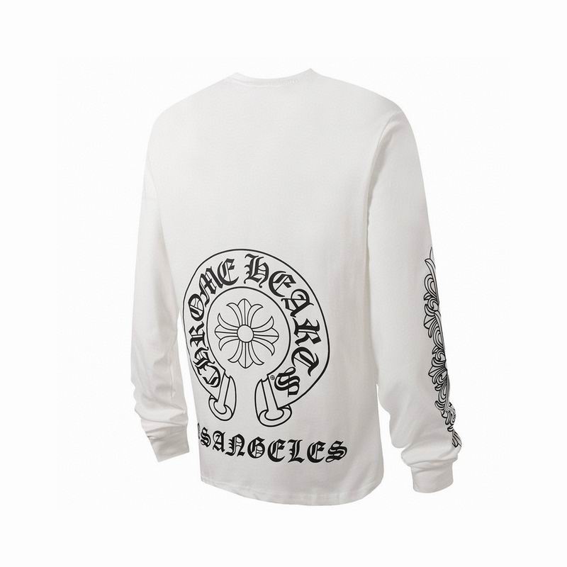 EM Sneakers Chrome Hearts 25FW Front and Back Horseshoe Print Long Sleeves White