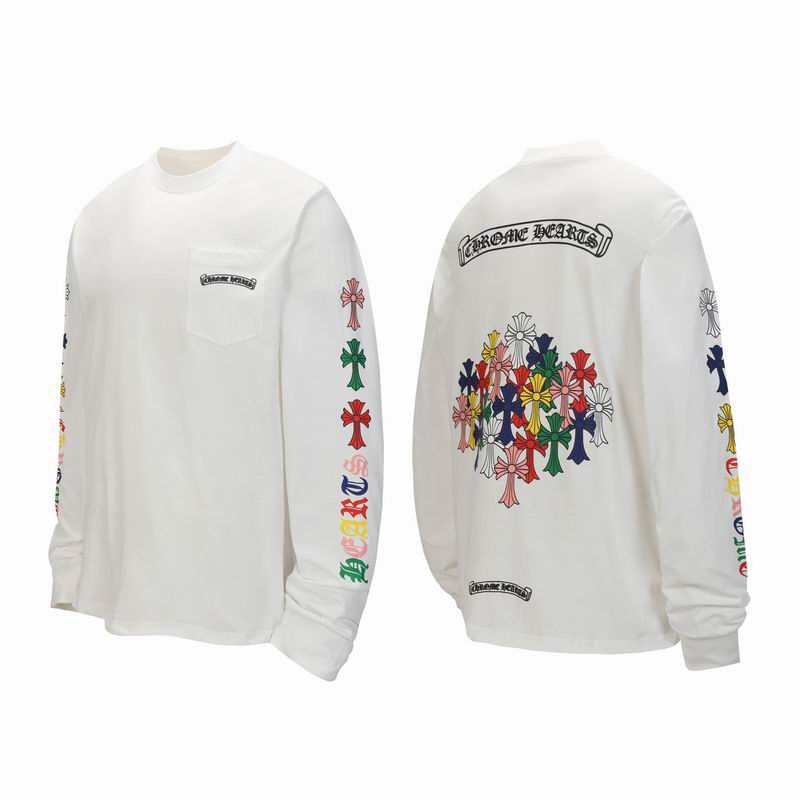 EM Sneakers Chrome Hearts 25FW Scroll Print Long Sleeve White