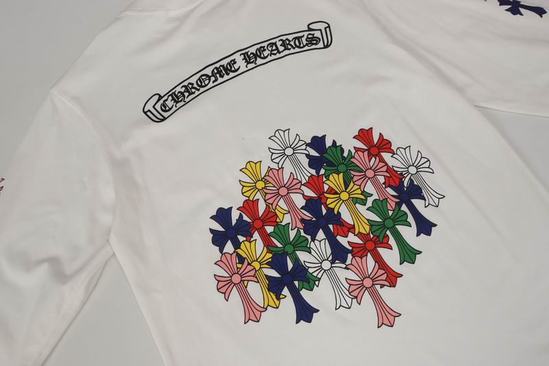 EM Sneakers Chrome Hearts 25FW Scroll Print Long Sleeve White