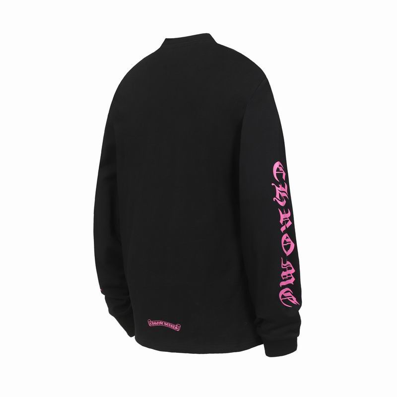 EM Sneakers Chrome Hearts Long Sleeve Pocket Crew Hot Pink/Black