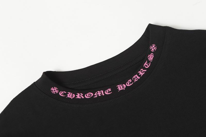 EM Sneakers Chrome Hearts Long Sleeve Pocket Crew Hot Pink/Black