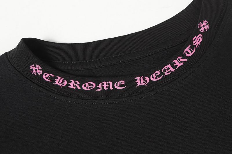 EM Sneakers Chrome Hearts Long Sleeve Pocket Crew Hot Pink/Black