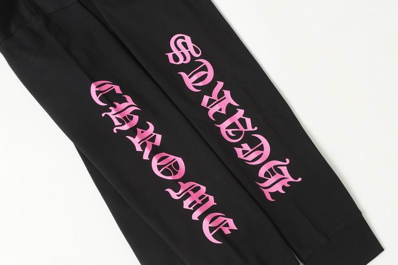 EM Sneakers Chrome Hearts Long Sleeve Pocket Crew Hot Pink/Black