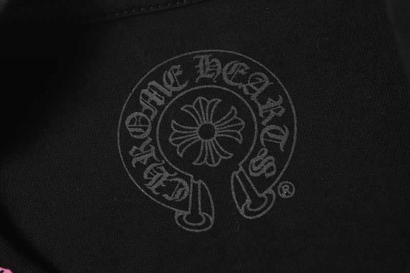 EM Sneakers Chrome Hearts Long Sleeve Pocket Crew Hot Pink/Black