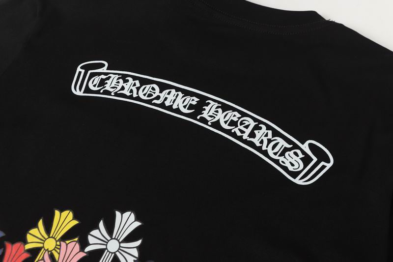 EM Sneakers Chrome Hearts Multi Color Cross Logo Scroll Long Sleeve Black