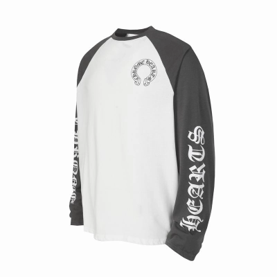 EM Sneakers Chrome Hearts Sanskrit Gray Long Sleeve 02