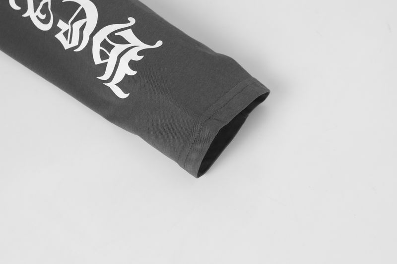 EM Sneakers Chrome Hearts Sanskrit Gray Long Sleeve