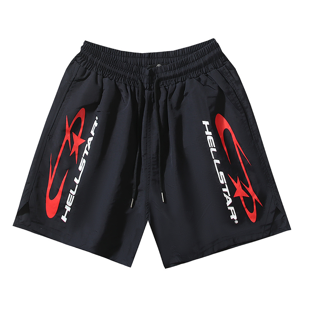 EM Sneakers Hellstar Casual Sports Beach Shorts #7800 Black
