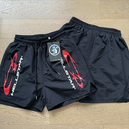 EM Sneakers Hellstar Casual Sports Beach Shorts #7800 Black