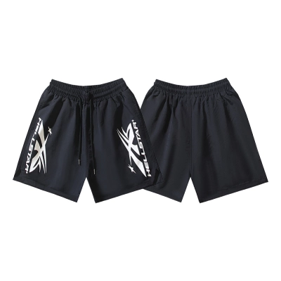 EM Sneakers Hellstar Casual Sports Beach Shorts #7801 Black 01