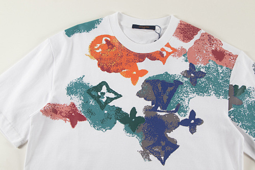 EM Sneakers Louis Vuitton T-shirt-W2588 Black /White