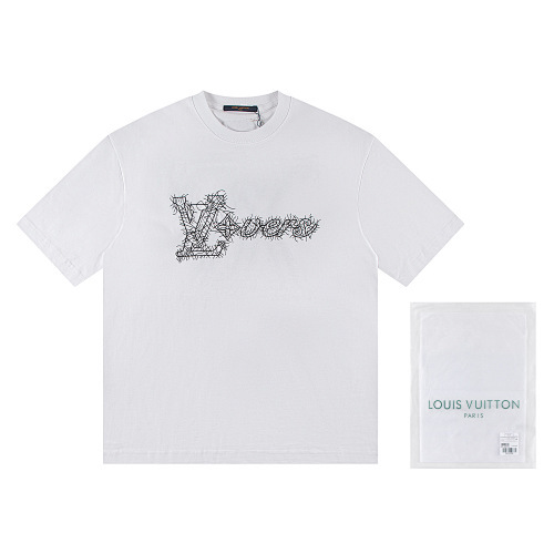 EM Sneakers Louis Vuitton T-shirt-W2614 Black /White
