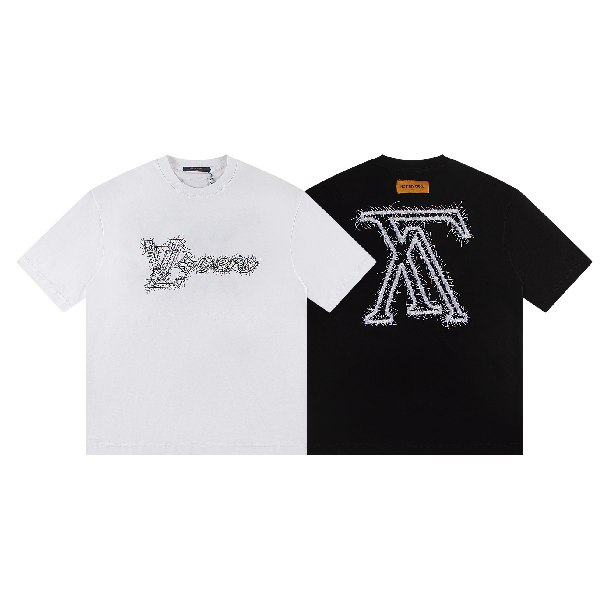 EM Sneakers Louis Vuitton T-shirt-W2614 Black /White