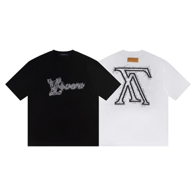 EM Sneakers Louis Vuitton T-shirt-W2614 Black /White 01
