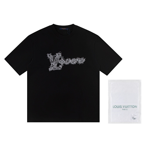EM Sneakers Louis Vuitton T-shirt-W2614 Black /White