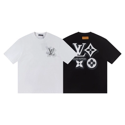 EM Sneakers Louis Vuitton T-shirt-W2627 Black /White 01