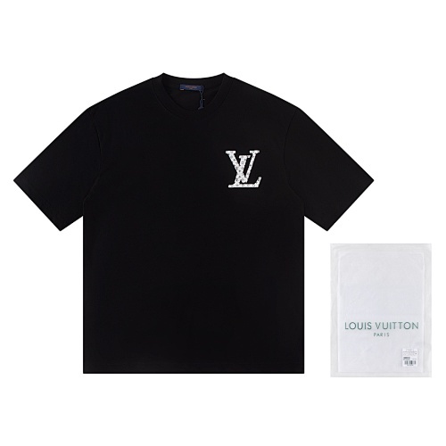 EM Sneakers Louis Vuitton T-shirt-W2642 Black /White