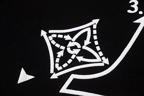 EM Sneakers Louis Vuitton T-shirt-W2642 Black /White