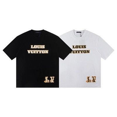 EM Sneakers Louis Vuitton T-shirt-W2643 Black /White 01
