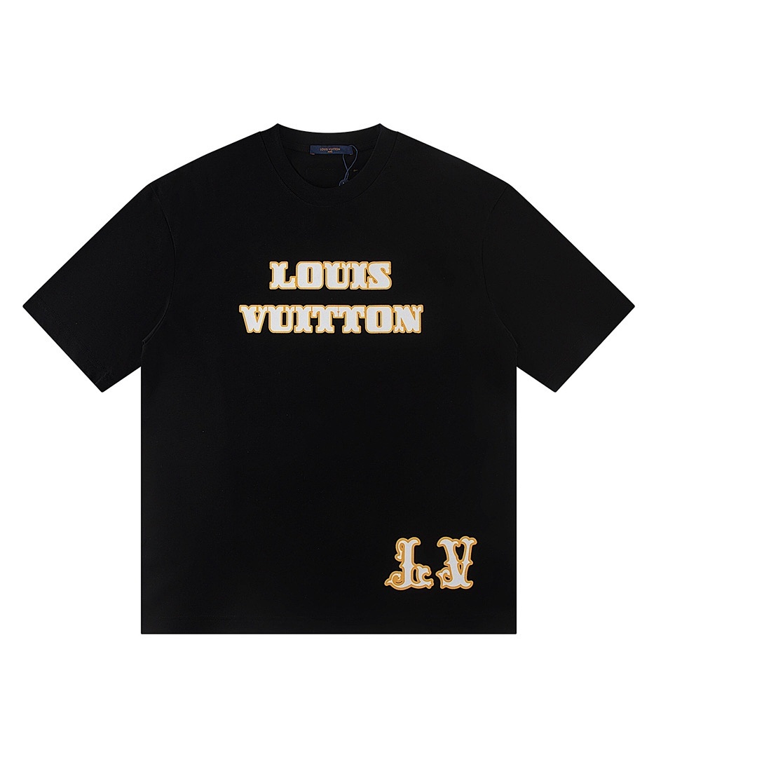 EM Sneakers Louis Vuitton T-shirt-W2643 Black /White