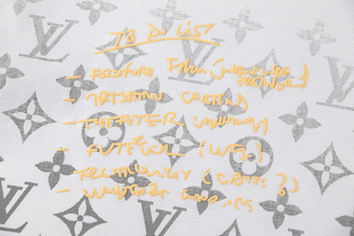 EM Sneakers Louis Vuitton T-shirt-W2948 Black /White