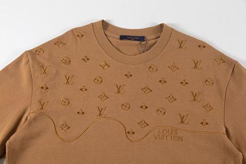 EM Sneakers Louis Vuitton T-shirt-Z030 Black /White /Brown