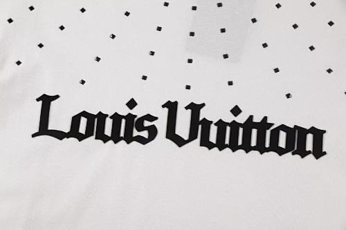 EM Sneakers Louis Vuitton T-shirt-Z033 Black /White