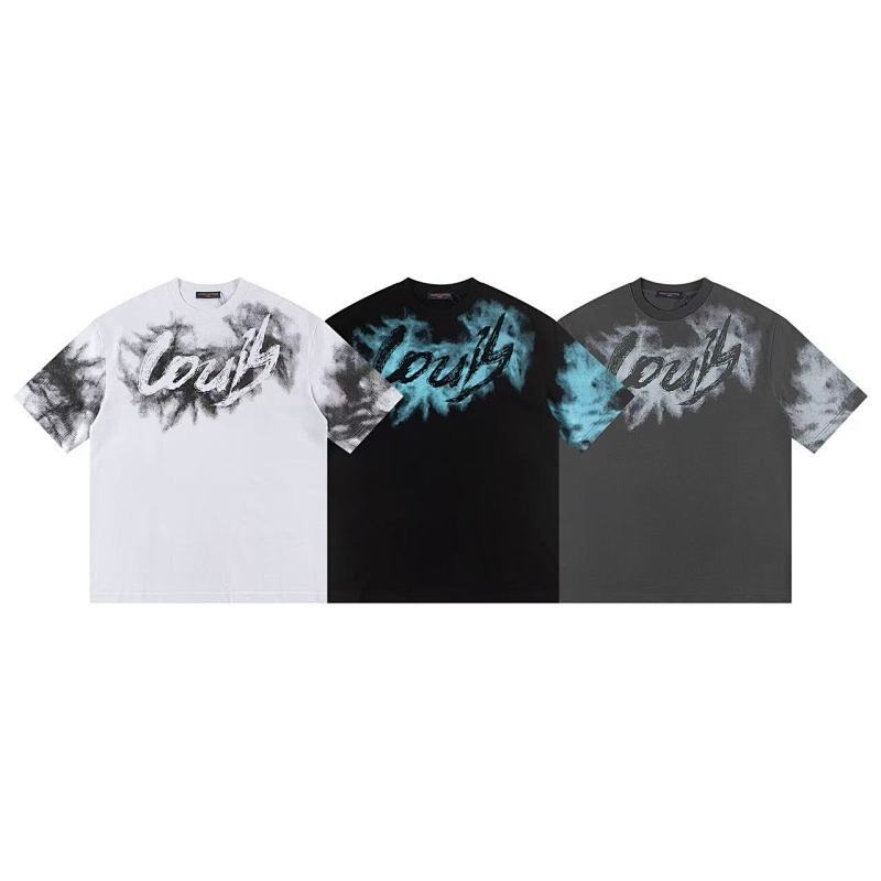 EM Sneakers Louis Vuitton T-shirt-Z034 Black /White /Gray