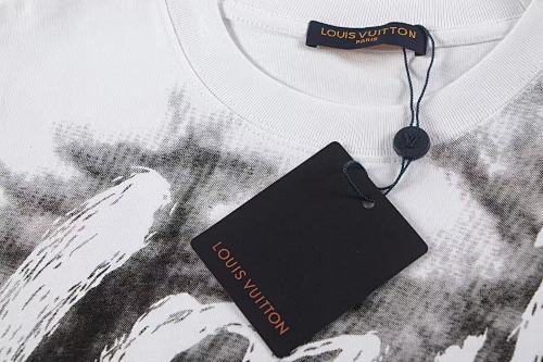 EM Sneakers Louis Vuitton T-shirt-Z034 Black /White /Gray