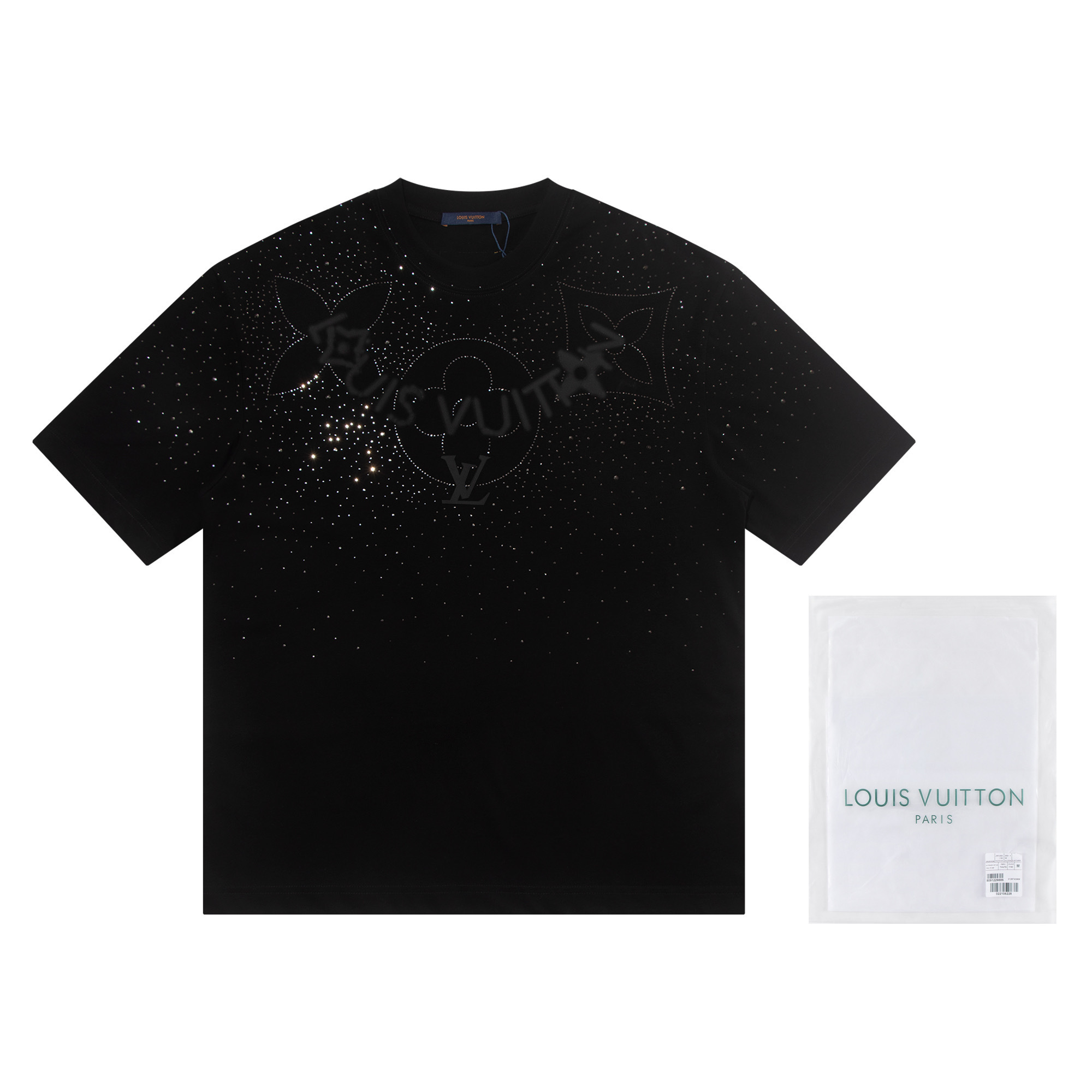 EM Sneakers Louis Vuitton T-shirt-W2652 Black /White