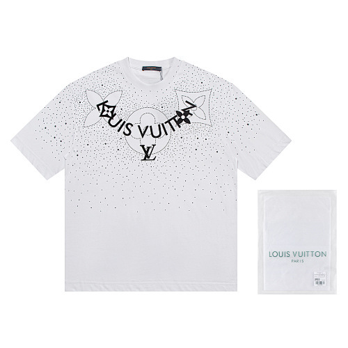 EM Sneakers Louis Vuitton T-shirt-W2652 Black /White