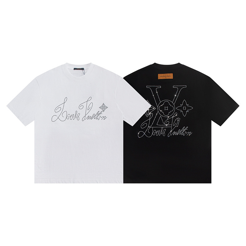 EM Sneakers Louis Vuitton T-shirt-W2547 Black /White