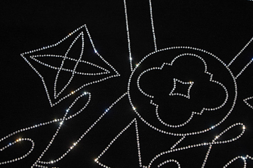 EM Sneakers Louis Vuitton T-shirt-W2547 Black /White