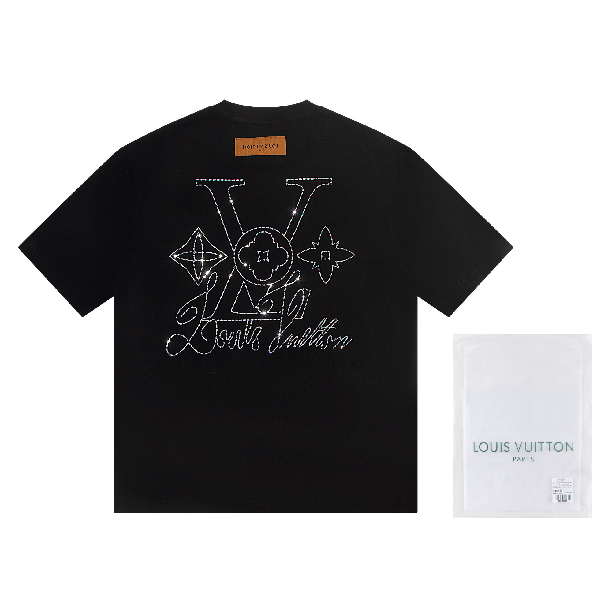 EM Sneakers Louis Vuitton T-shirt-W2547 Black /White