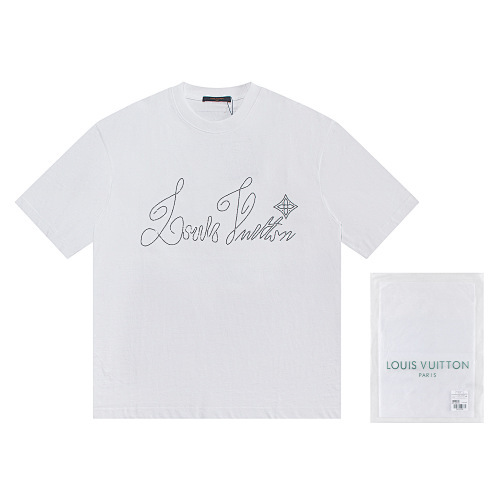 EM Sneakers Louis Vuitton T-shirt-W2547 Black /White