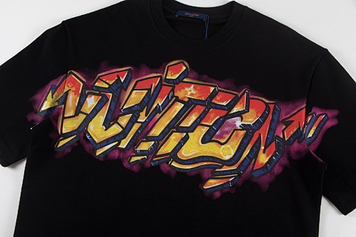 EM Sneakers Louis Vuitton T-shirt-W609 Black /White