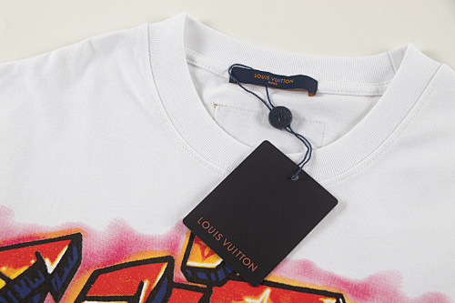 EM Sneakers Louis Vuitton T-shirt-W609 Black /White