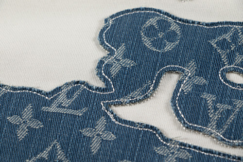 EM Sneakers Louis Vuitton T-shirt-W2638 Black /White