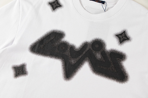 EM Sneakers Louis Vuitton T-shirt-H1050 Black /White