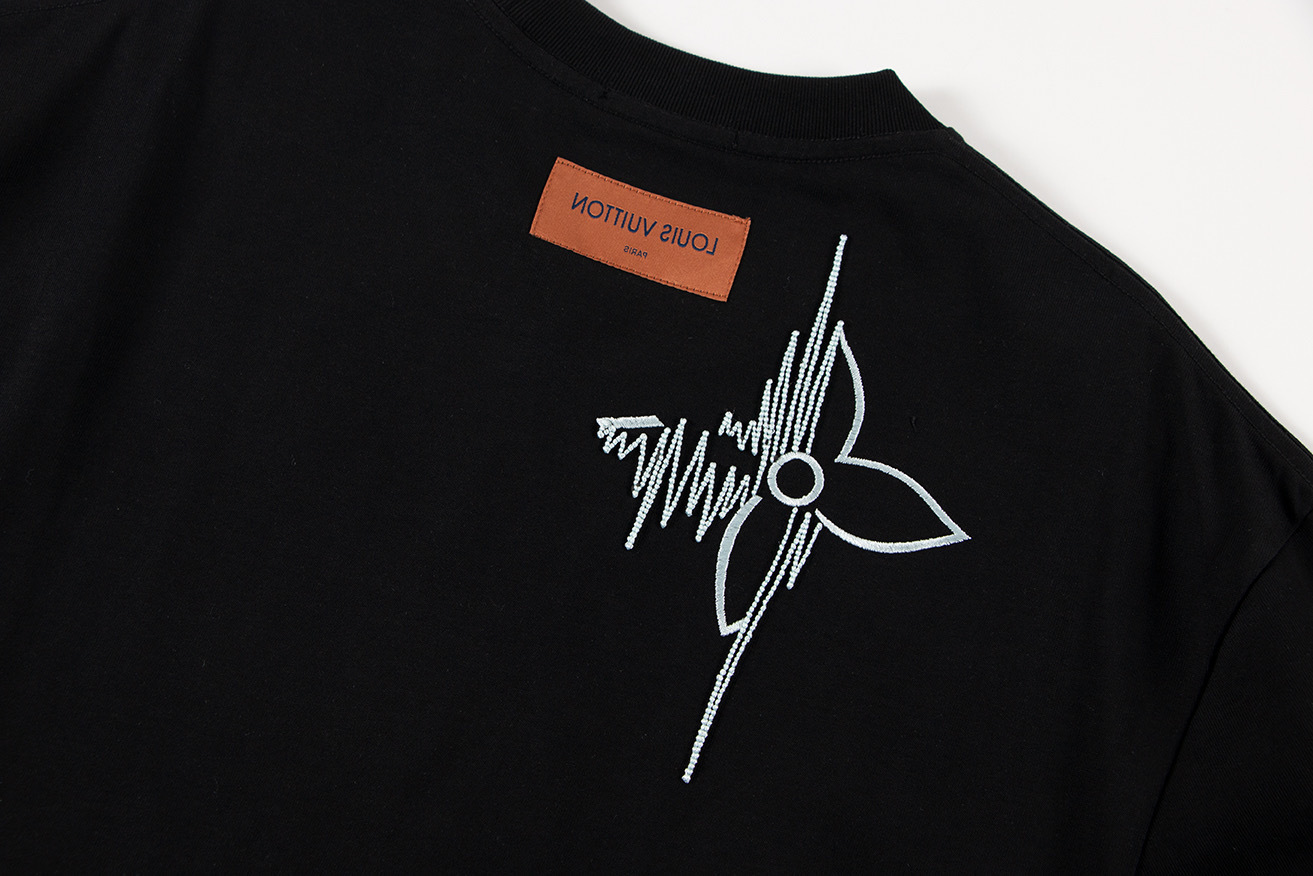 EM Sneakers Louis Vuitton T-shirt-H2003 Black /White