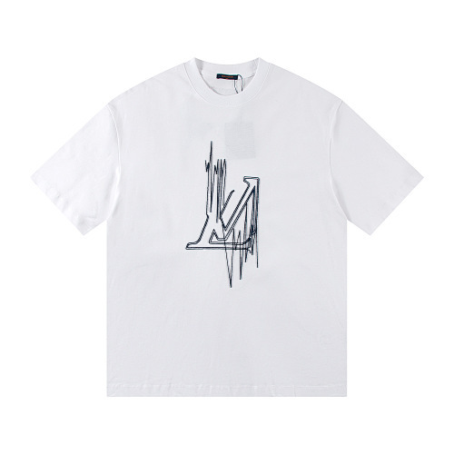 EM Sneakers Louis Vuitton T-shirt-H2003 Black /White
