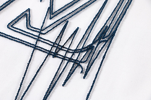 EM Sneakers Louis Vuitton T-shirt-H2003 Black /White